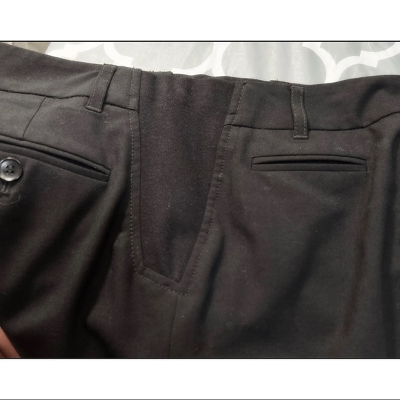 BCBG Maxazria Womens Sz S Black Straight Flared Leg Pants Work Career - Picture 8 of 9